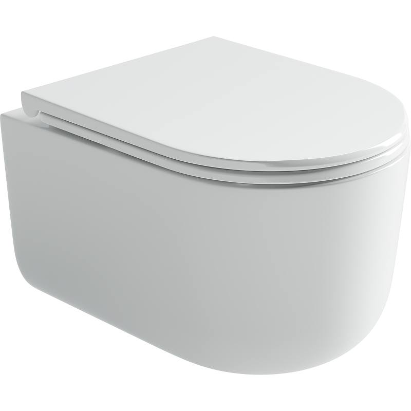 Подвесной унитаз Ceramica Nova Ulma CN4006T безободковый (белый)