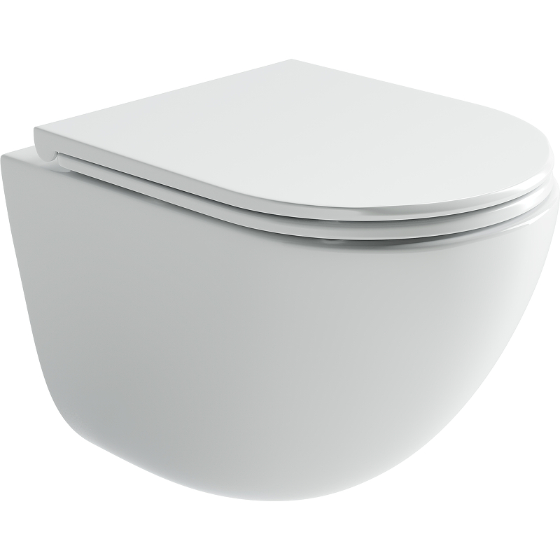 Подвесной унитаз Ceramica Nova Vogue CN4008T безободковый (белый)
