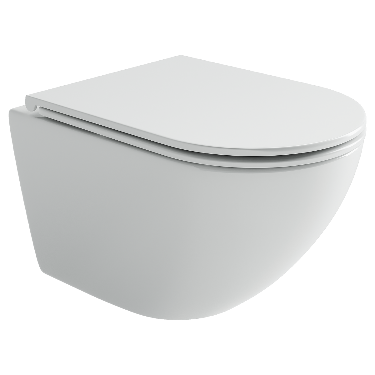 Подвесной унитаз Ceramica Nova Alba CN11005T безободковый (белый) смыв торнадо