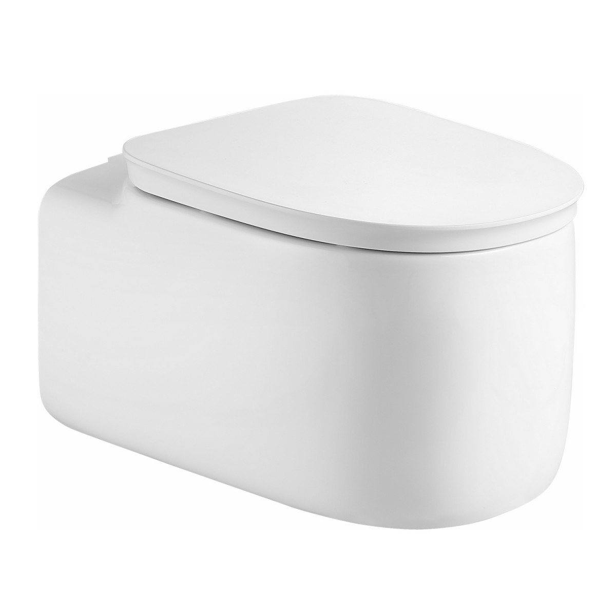 Подвесной унитаз Black&White Gravity WX-780 безободковый (белый)