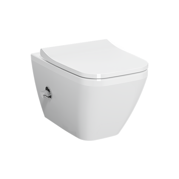 Подвесной унитаз Vitra Integra Square 7082B003-7209 безободковый (белый)