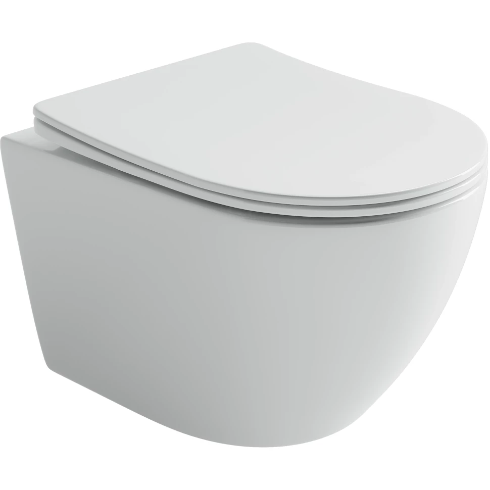 Подвесной унитаз Ceramica Nova Uno CN11001T безободковый (белый)