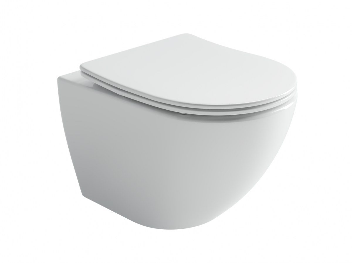 Подвесной унитаз Ceramica Nova Metropol CN4002T безободковый (белый) смыв торнадо