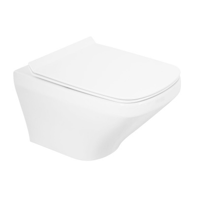 Подвесной унитаз BelBagno SELA BB3201CHR безободковый (белый)