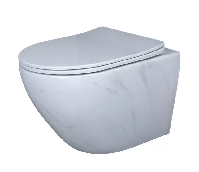Подвесной унитаз Gid Ws2198 безободковый (под камень)