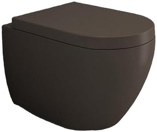 Подвесной унитаз Bocchi Venezia 1295-025-0129 безободковый (кофейный матовый)