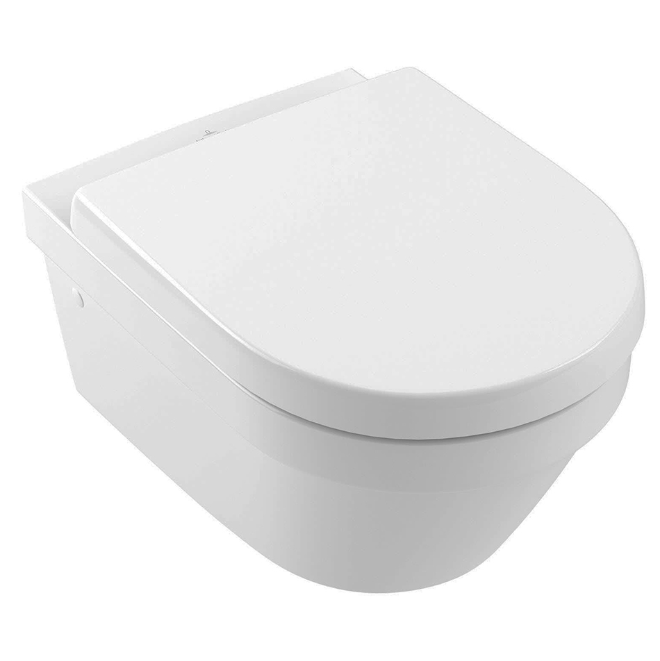 Подвесной унитаз Villeroy & Boch Architectura DirectFlush 4694HR01 безободковый (белый)