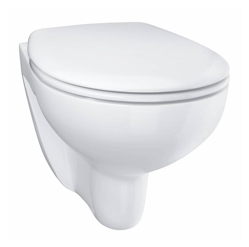 Подвесной унитаз Grohe Bau Ceramic 39351000 безободковый (белый)