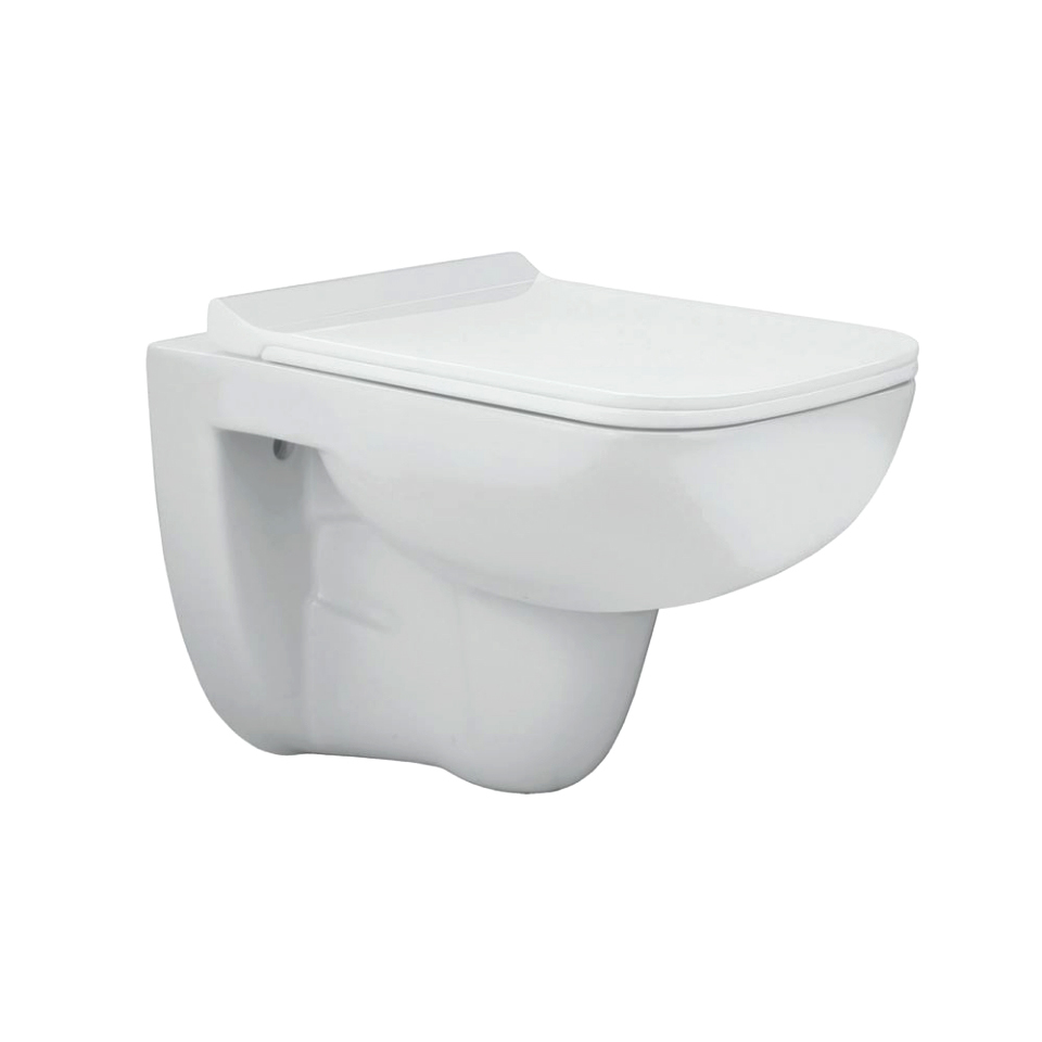 Подвесной унитаз Jaquar Florentine FLS-WHT-5953PPSM безободковый (белый)