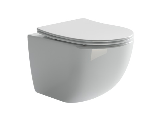 Подвесной унитаз Ceramica Nova Metric CN3009 безободковый (белый)