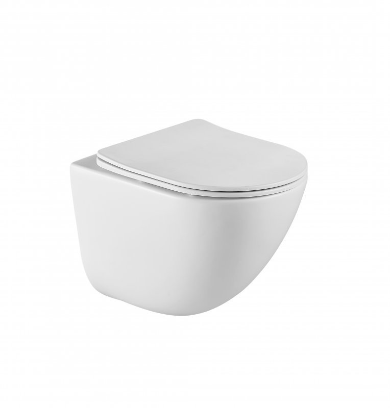Подвесной унитаз BelBagno AMANDA BB051CHR безободковый (белый)