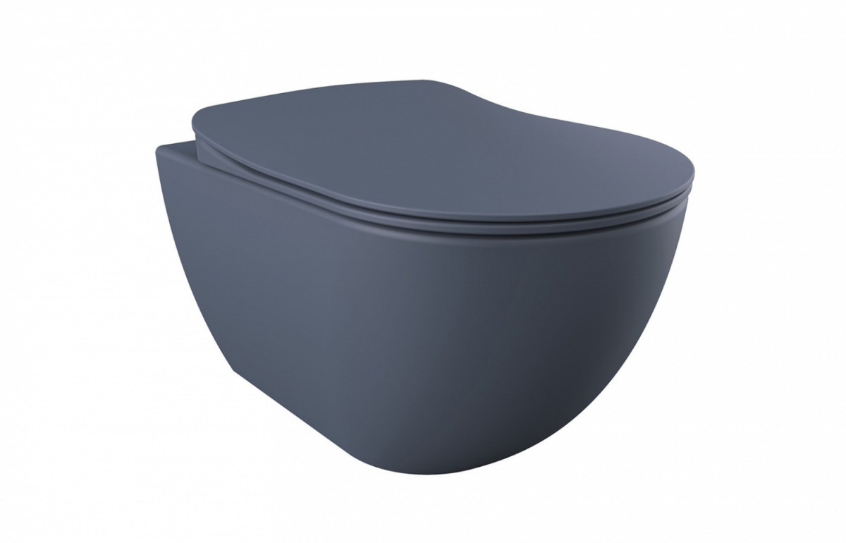 Подвесной унитаз Creavit Free FE320-11BM00E-0000 (базальт матовый)