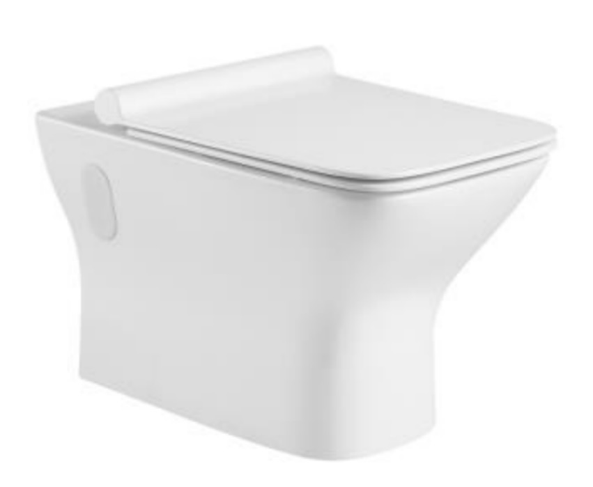 Подвесной унитаз Aquanet Cube-W CL-12248D безободковый (белый)