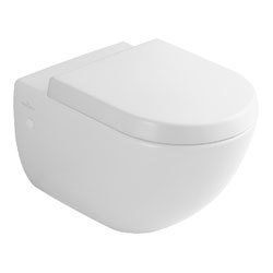 Подвесной унитаз Villeroy&Boch Subway Ceramic Plus 660010R1 (660010R1P) (белый)