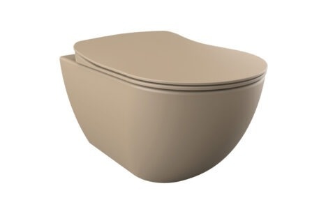 Подвесной унитаз Creavit Free FE320-11CM00E-0000 (капучино матовый)