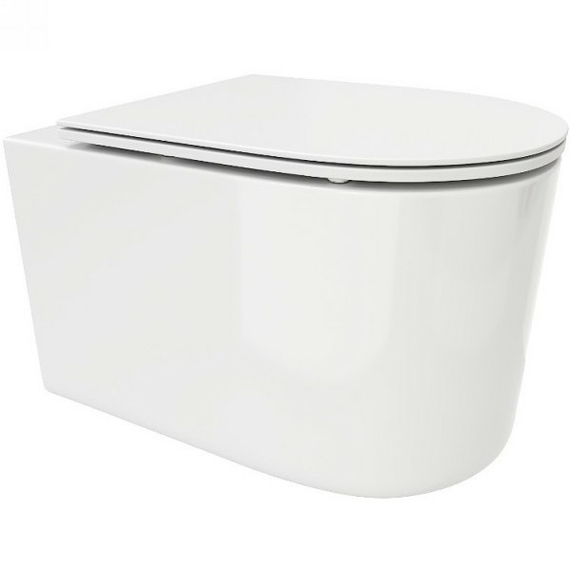 Подвесной унитаз Cerutti SPA Tanaro Aria MW CT9236 безободковый (белый матовый)