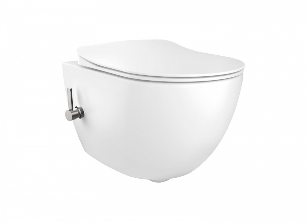 Подвесной унитаз Creavit Free FE320-34CB00E-0002 (белый) с функцией биде