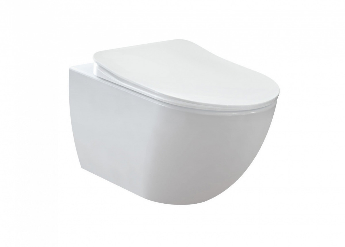 Подвесной унитаз Creavit Free FE320-00CB00E-0000 (белый) с функцией биде