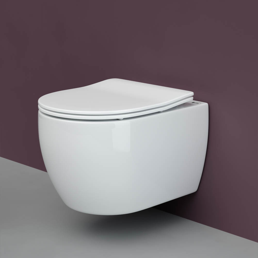 Подвесной унитаз Ceramica Nova Play CN3001 безободковый  (белый)