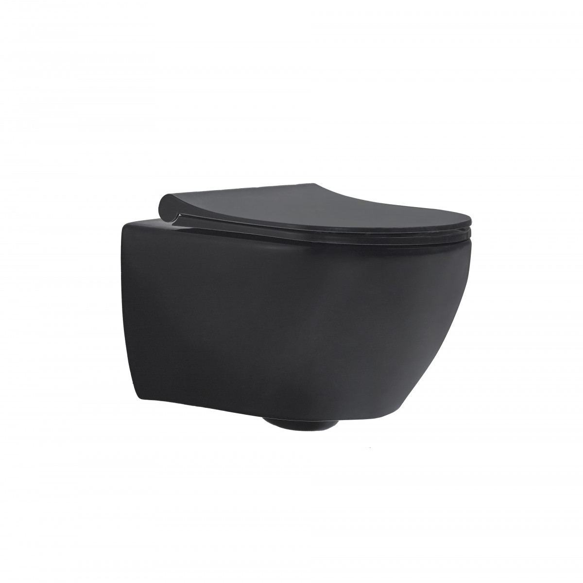 Подвесной унитаз beWash Bogen 88303670 безободковый (чёрный матовый)
