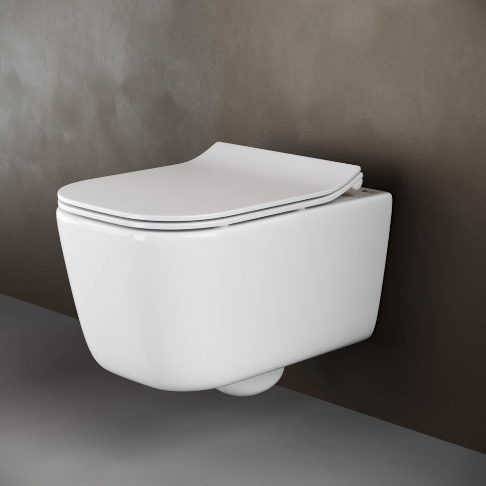Подвесной унитаз Ceramica Nova New Day CN3005 безободковый  (белый)