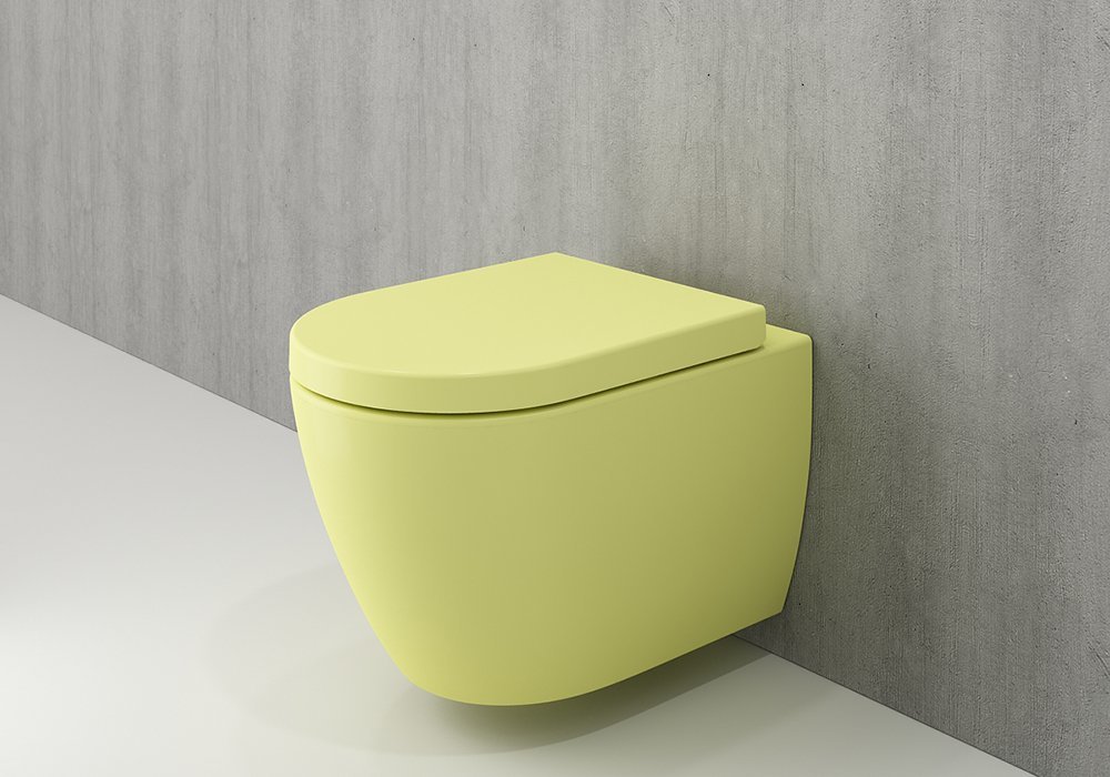 Подвесной унитаз Bocchi Milano 1375-026-0129 (желтый матовый)