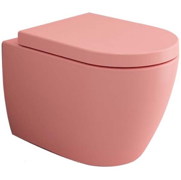 Подвесной унитаз Bocchi Milano 1375-032-0129 (розовый матовый)