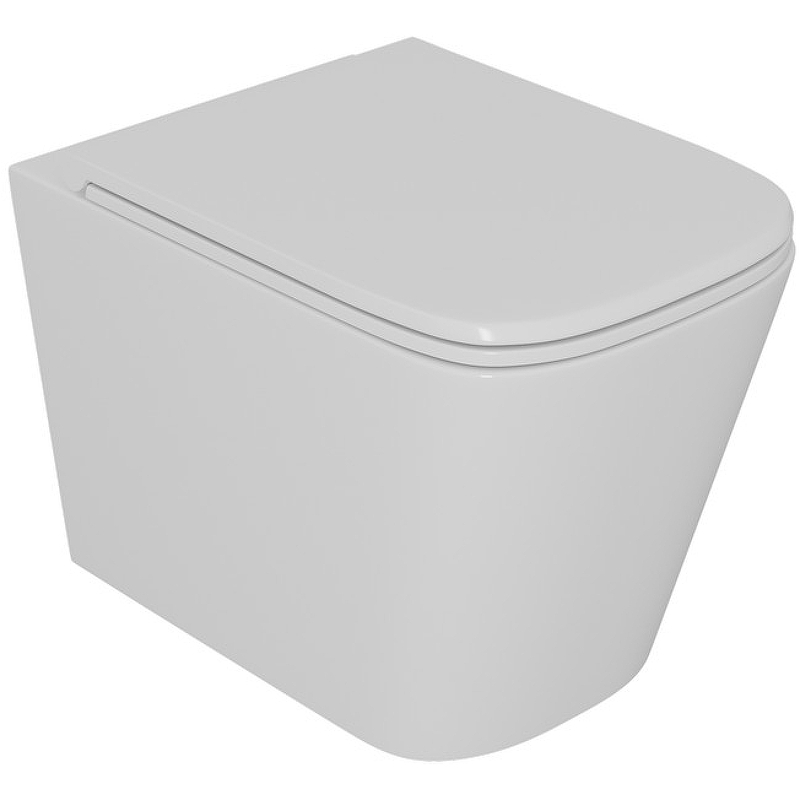 Подвесной унитаз D&K Quadro DT1516016 безободковый (белый)