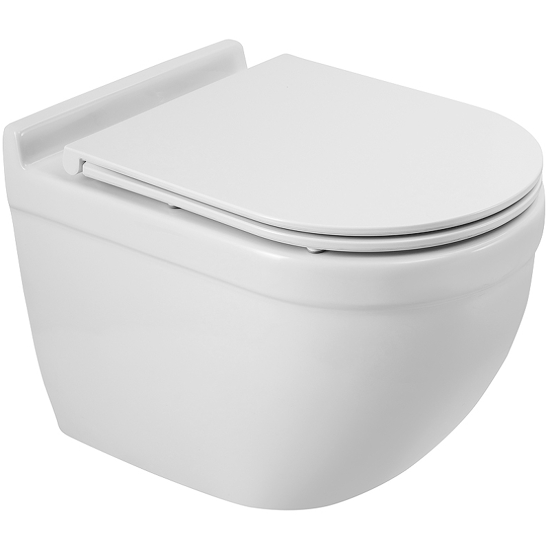 Подвесной унитаз BelBagno SENSO-R BB017CH-TOR безободковый (белый)