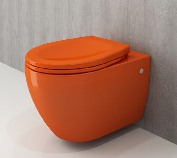 Подвесной унитаз Bocchi Speciale Jet Flush 1171-012-0129 безободковый (оранжевый)