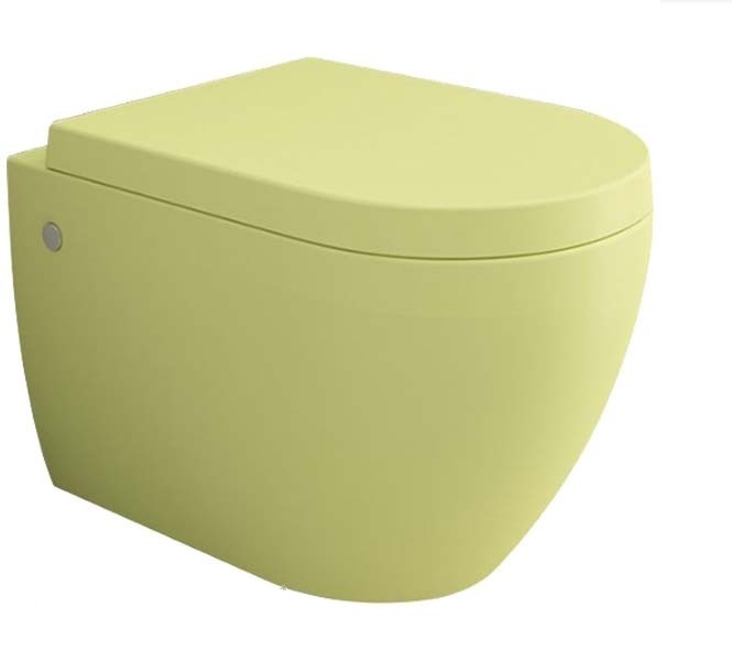 Подвесной унитаз Bocchi Speciale Jet Flush 1171-026-0129 безободковый (желтый матовый)