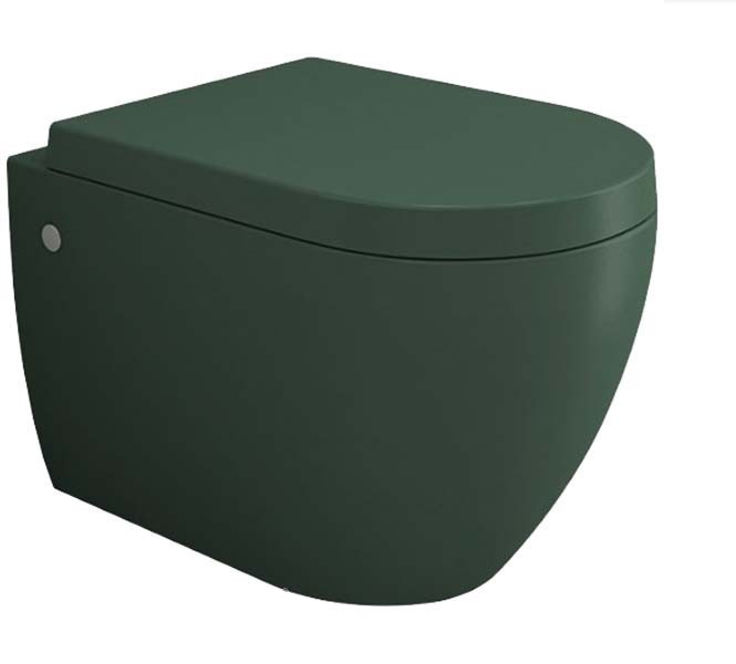 Подвесной унитаз Bocchi Speciale Jet Flush 1171-027-0129 безободковый (зеленый матовый)