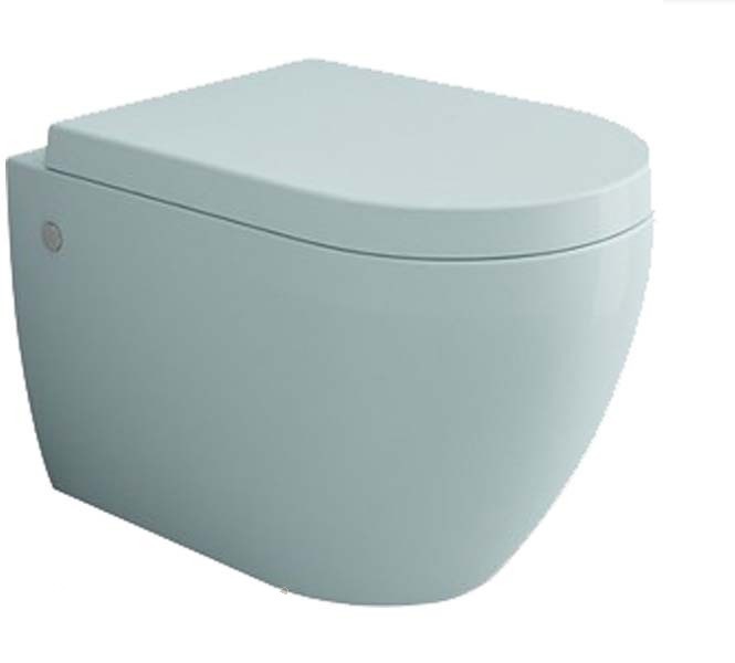 Подвесной унитаз Bocchi Speciale Jet Flush 1171-029-0129 безободковый (светло-голубой матовый)