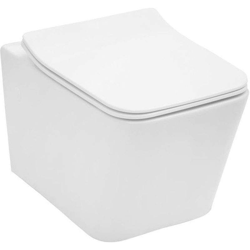 Подвесной унитаз Aquanet Tavr-W BL-103N-WHT безободковый (белый)