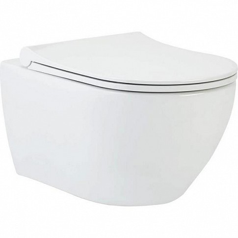 Подвесной унитаз beWash Bogen 88303201 безободковый (белый)