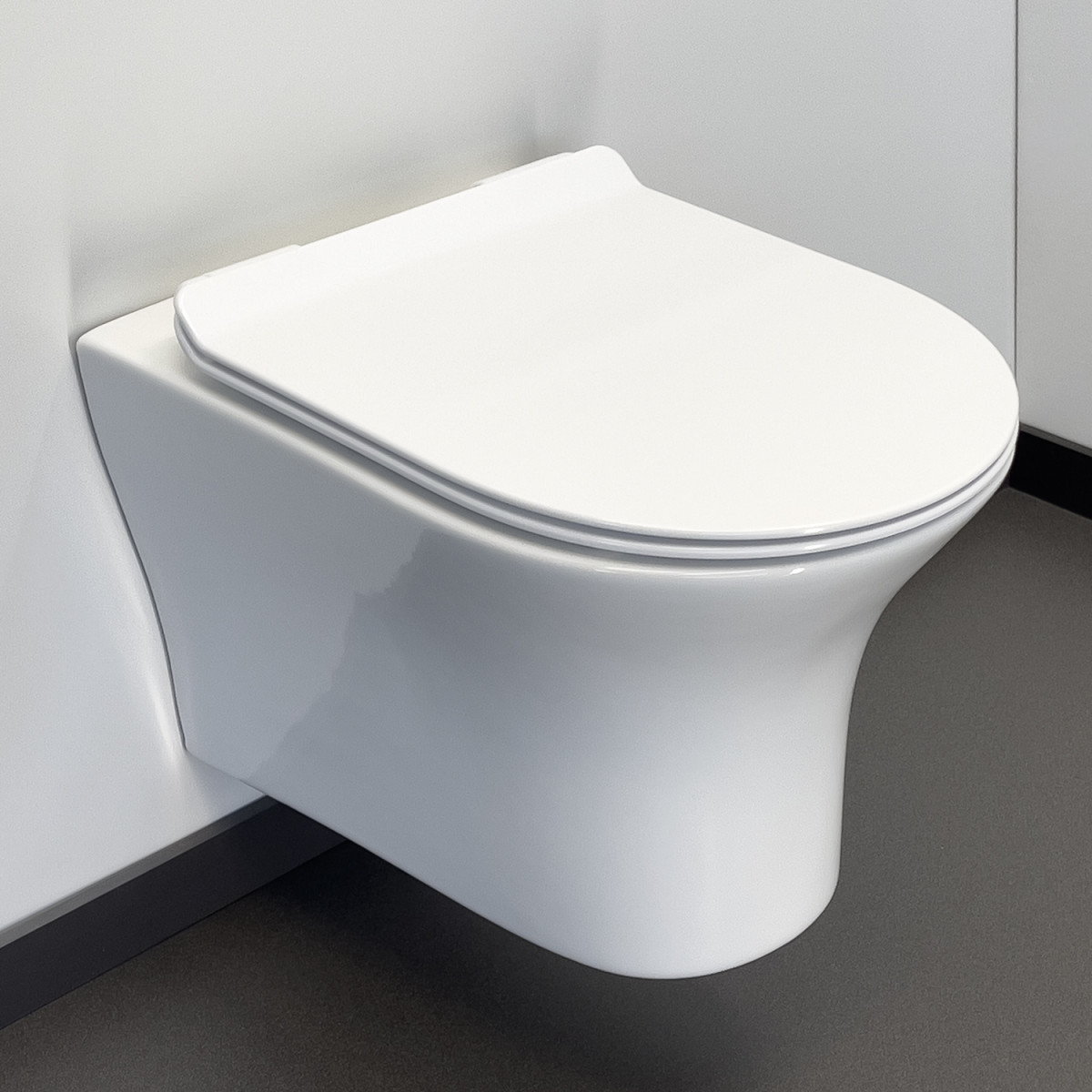 Подвесной унитаз Comforty 00-00012867 безободковый (белый)