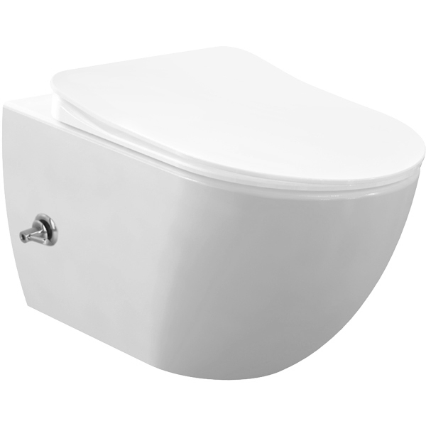 Подвесной унитаз Creavit Free FE320-34CB00E-0001 (белый) с функцией биде