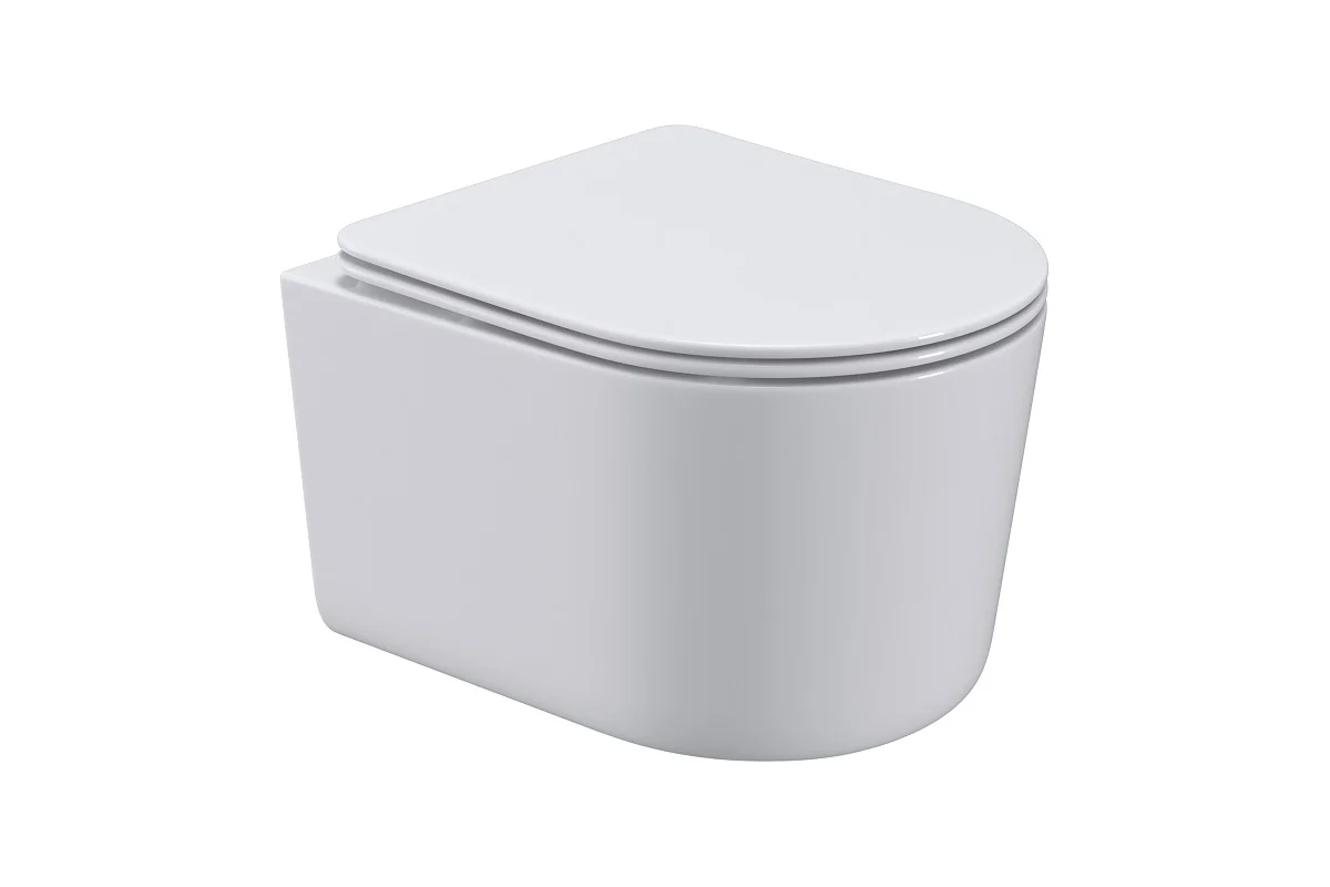 Подвесной унитаз Art&Max Bolzano AM001CHR/SC безободковый (белый)