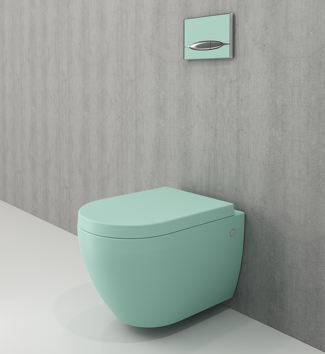Подвесной унитаз Bocchi Speciale Jet Flush 1171-033-0129 безободковый (мятный матовый)