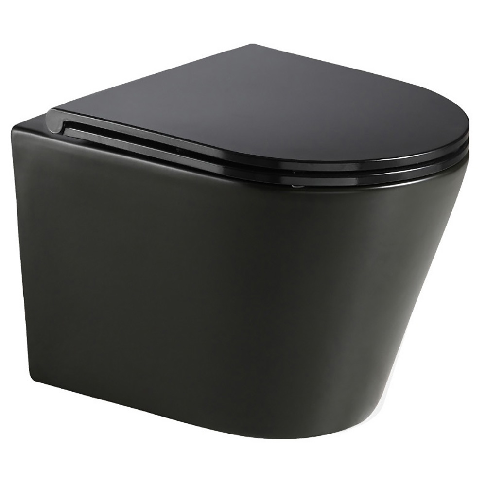 Подвесной унитаз WeltWasser Salzbach 041 MT-BL 10000008258 (черный матовый)