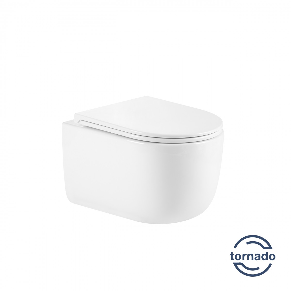 Подвесной унитаз Vincea Tornado Evo VT1-64ST безободковый (белый)