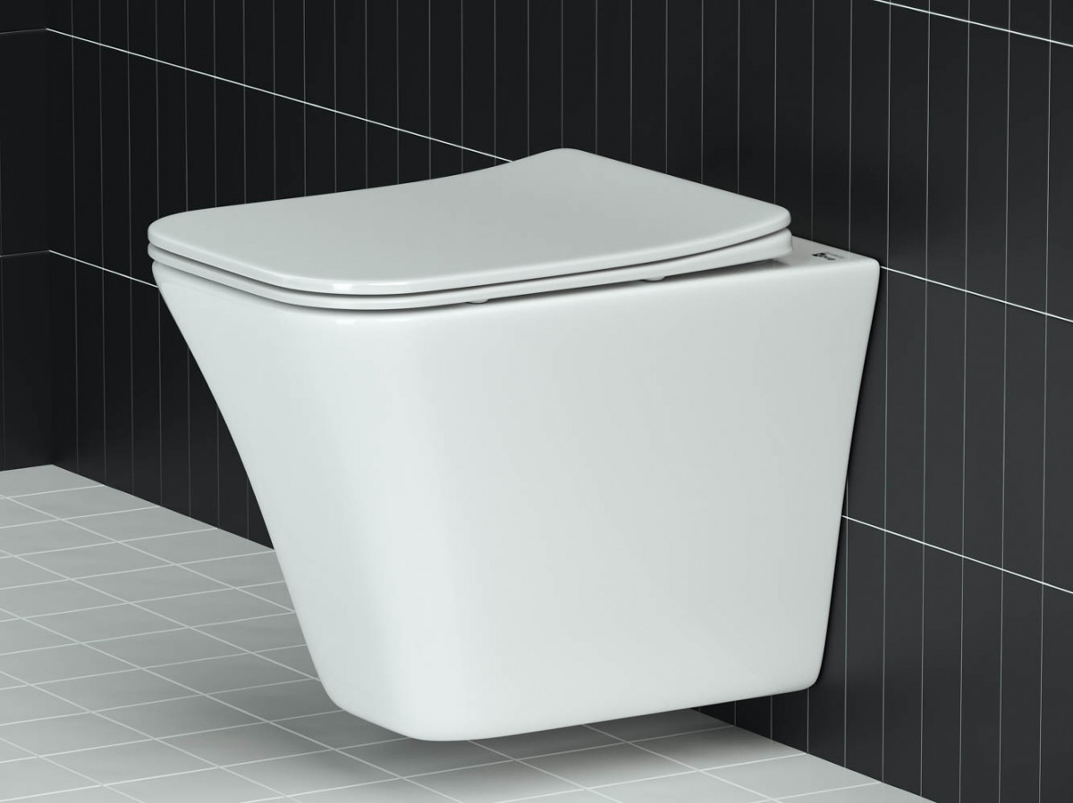 Подвесной унитаз Ceramica Nova Mono CN1902 безободковый  (белый)