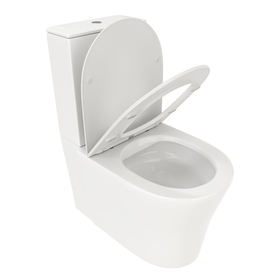 Унитаз-компакт Cerutti SPA SANTA CT8916 безободковый (белый)