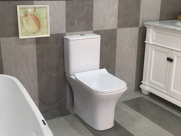 Унитаз-компакт CeramaLux 1215-P безободковый (белый)