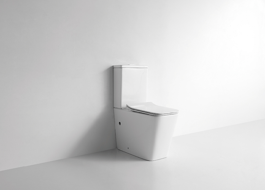 Унитаз-компакт CeramaLux NS-2170 безободковый (белый)
