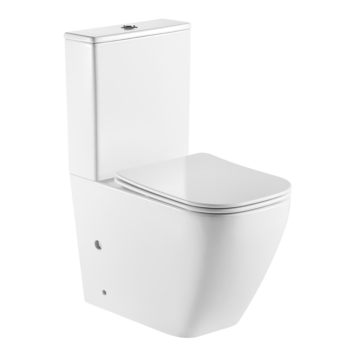 Унитаз-компакт Azario Levanto AZ-1228A-G безободковый (белый)