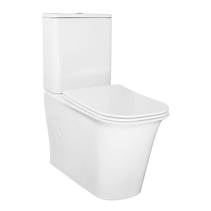 Унитаз-компакт Azario Velise AZ-1222A безободковый (белый)