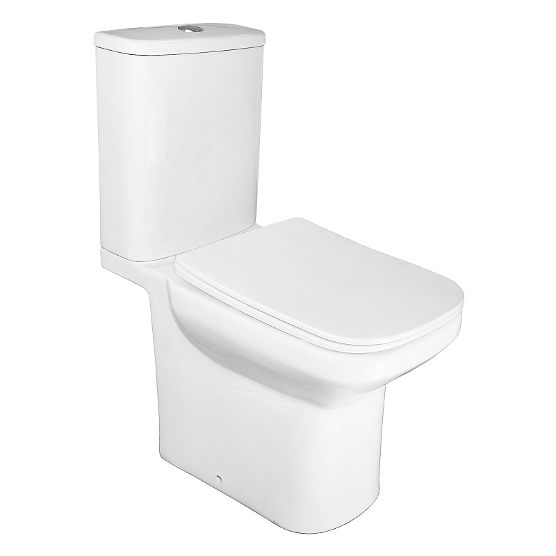 Унитаз-компакт Azario Wandy AZ-56D безободковый (белый)