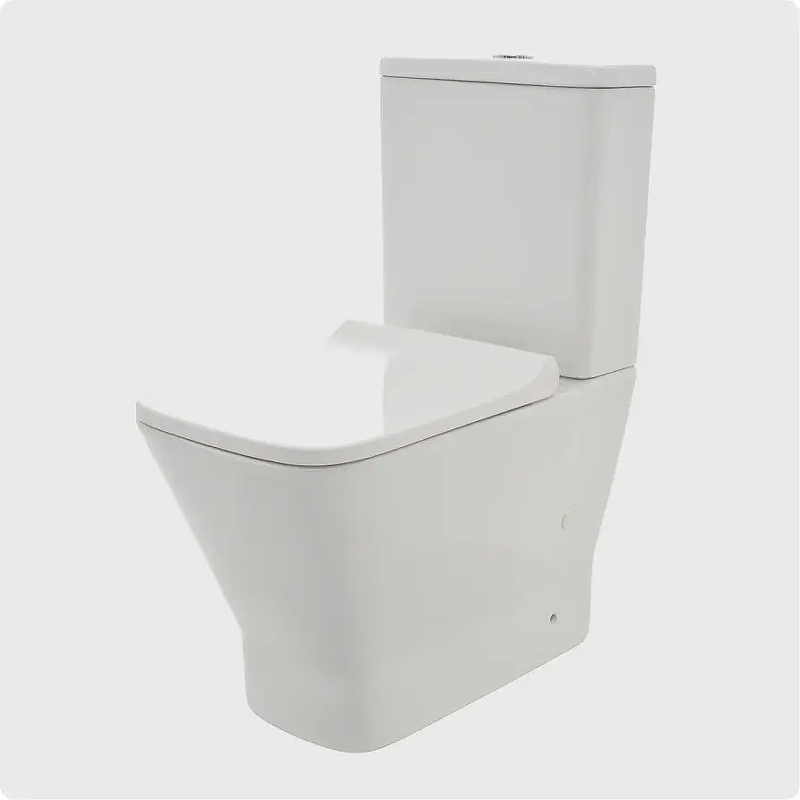 Унитаз-компакт AQUAme AQM1005PRO безободковый (белый) смыв торнадо