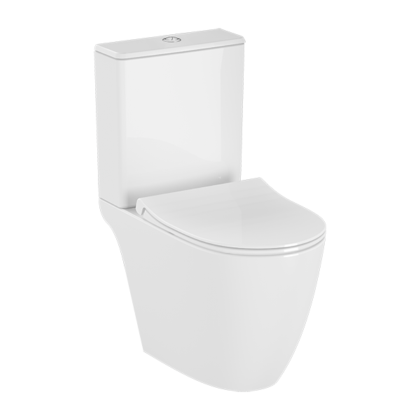 Унитаз-компакт Vitra Sento 9830B003-7204 безободковый (белый)